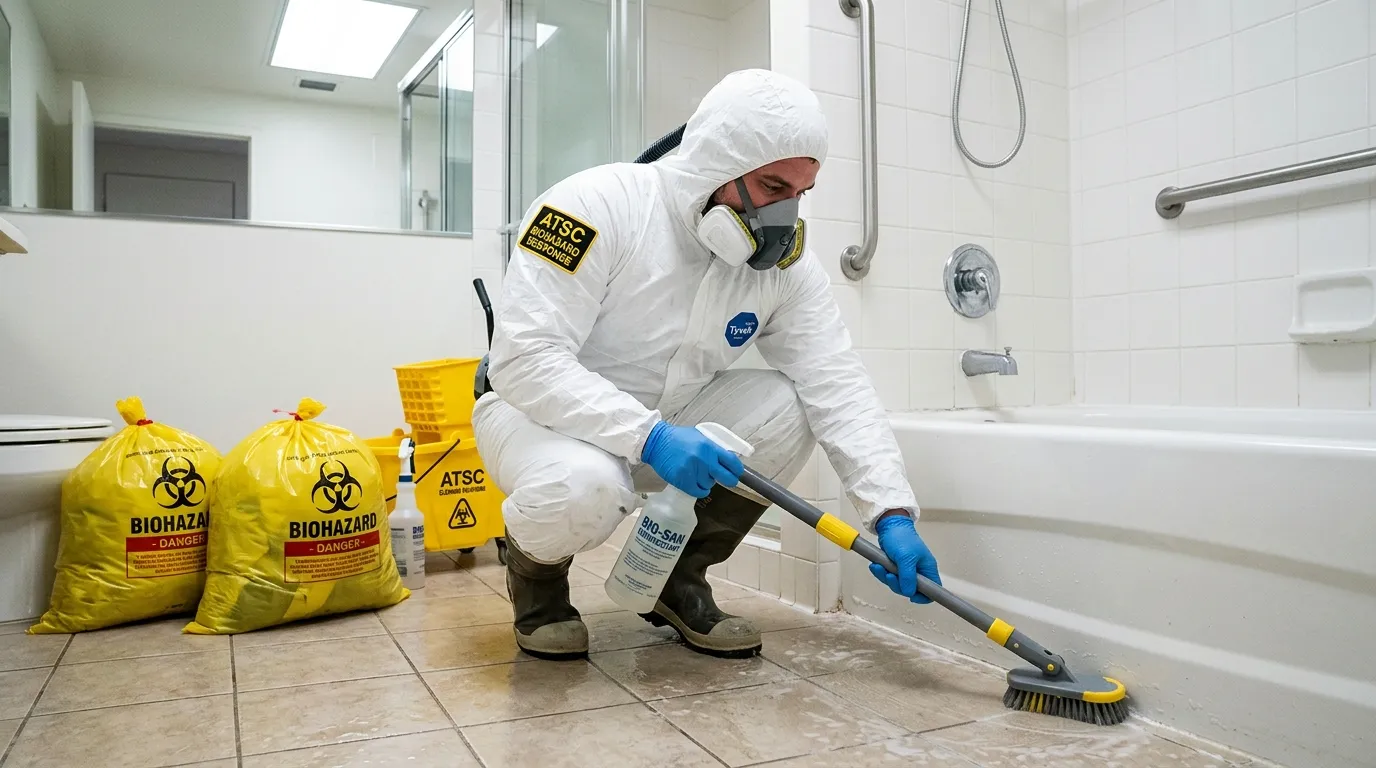 Decontamination equipment deployed for Blood Cleanup in Troy